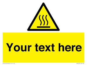 Custom Hot Surface Sign